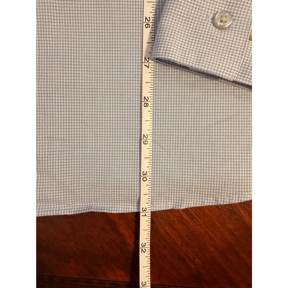 Van Heusen Regular Fit Stretch Dress Shirt Mens Large 16-16.5 Long Sleeves - Picture 7 of 11